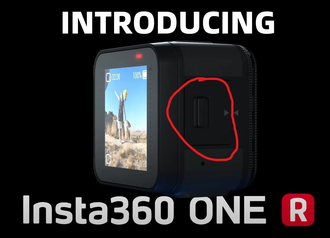 Nắp che cổng sạc thay thế Insta 360 One R