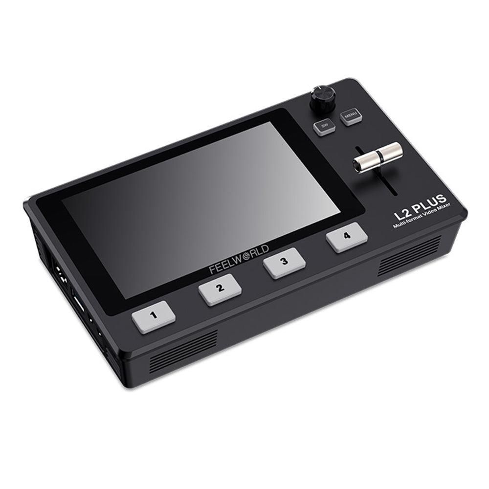 Thiết Bị Livestream Feelworld Livepro L2 | Chính Hãng - cấu hình hộp sạc