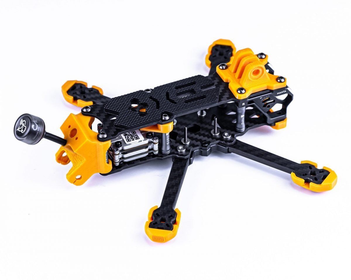 MANTA 3.5inch fpv freestyle Squashed X frame with all TPU