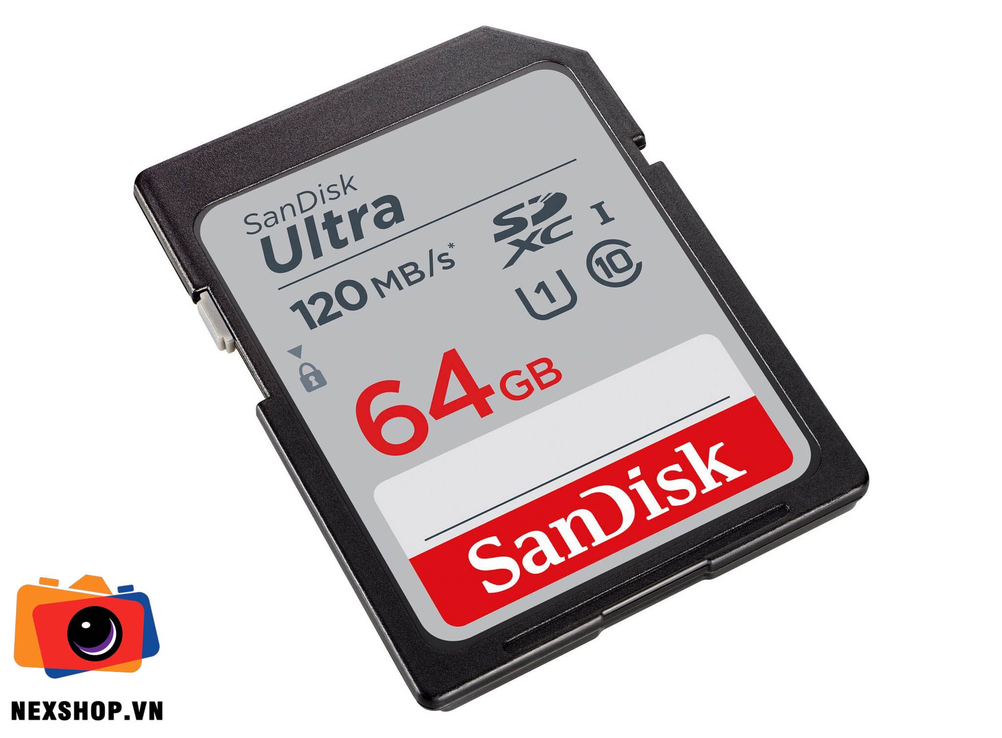 Thẻ nhớ SanDisk Ultra SDXC 64GB 120MB/s | Chính hãng