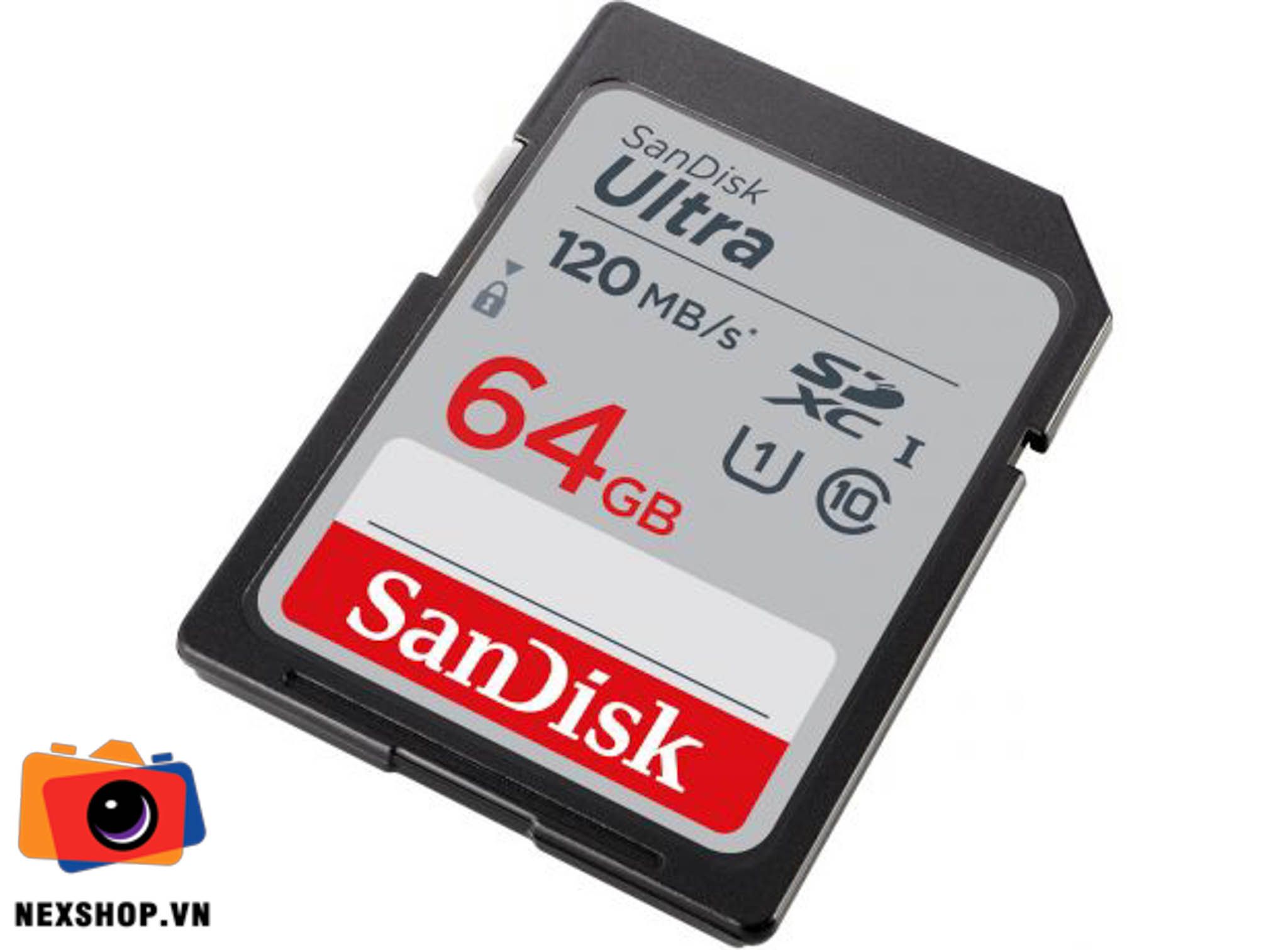 Thẻ nhớ SanDisk Ultra SDXC 64GB 120MB/s | Chính hãng