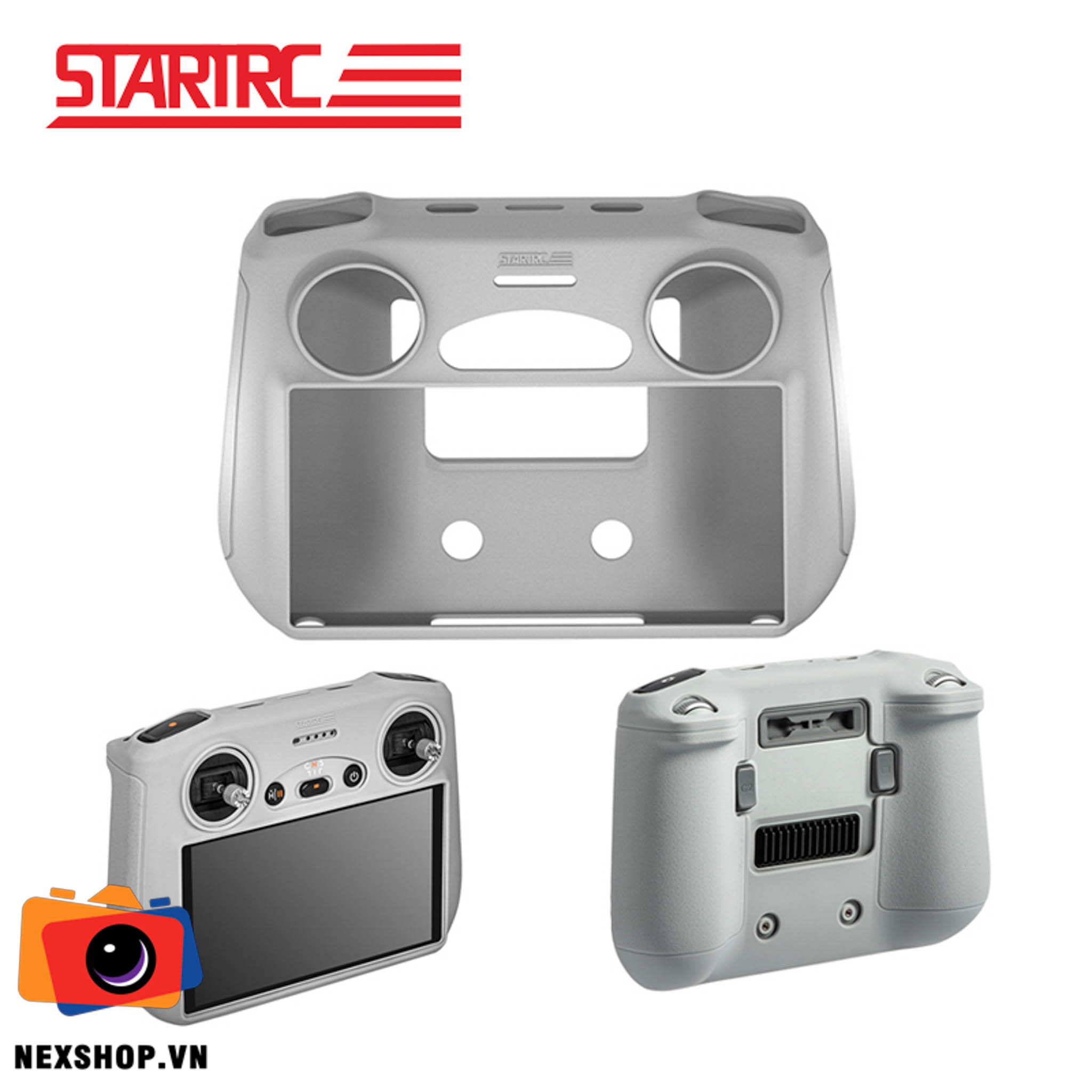 Bao Silicon Bảo Vệ Tay DJI RC | Màu Grey | STARTRC | Chính hãng — ảnh 1
