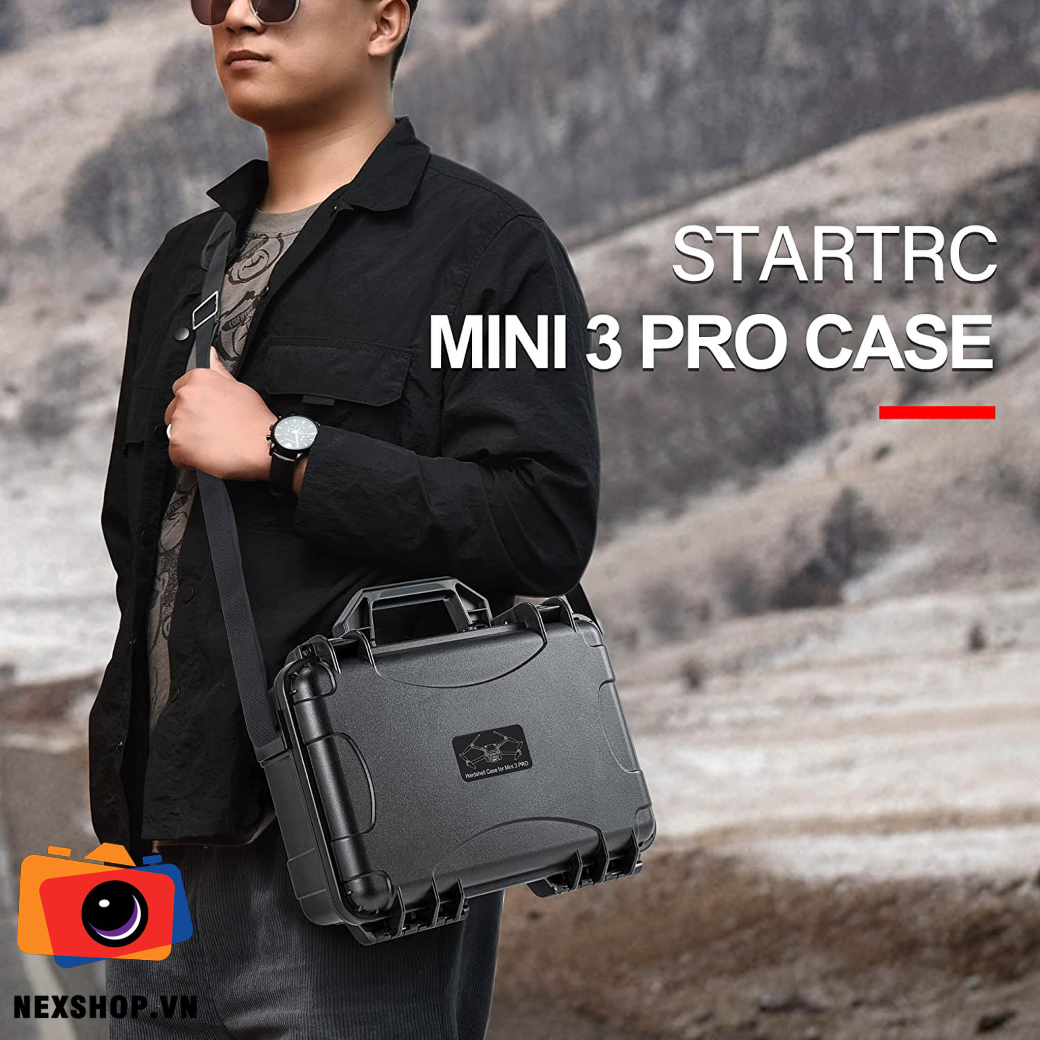Valy bảo vệ DJI Mini 3 Pro | Chính hãng tại StartRC - mặt sau và phụ kiện đi kèm