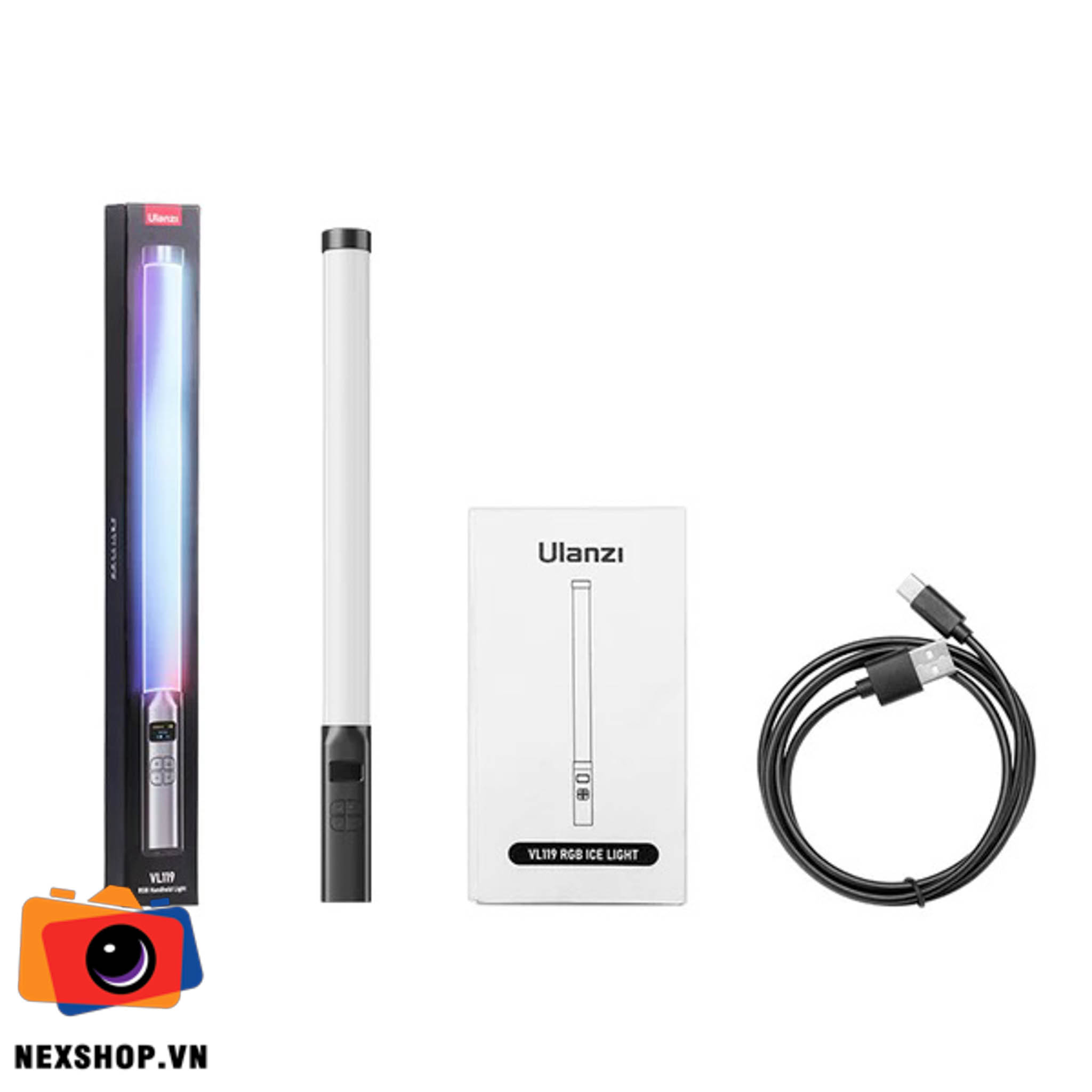 Ulanzi VL119 RGB Handheld Light Wand | Chính hãng - khả năng kết nối thiết bị