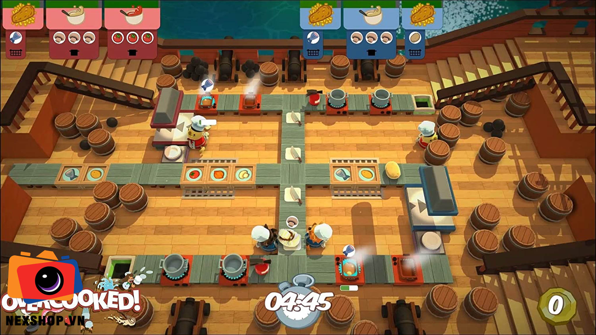 Đĩa games Ps4 Overcooked! All You Can Eat | PS4 | Hệ US