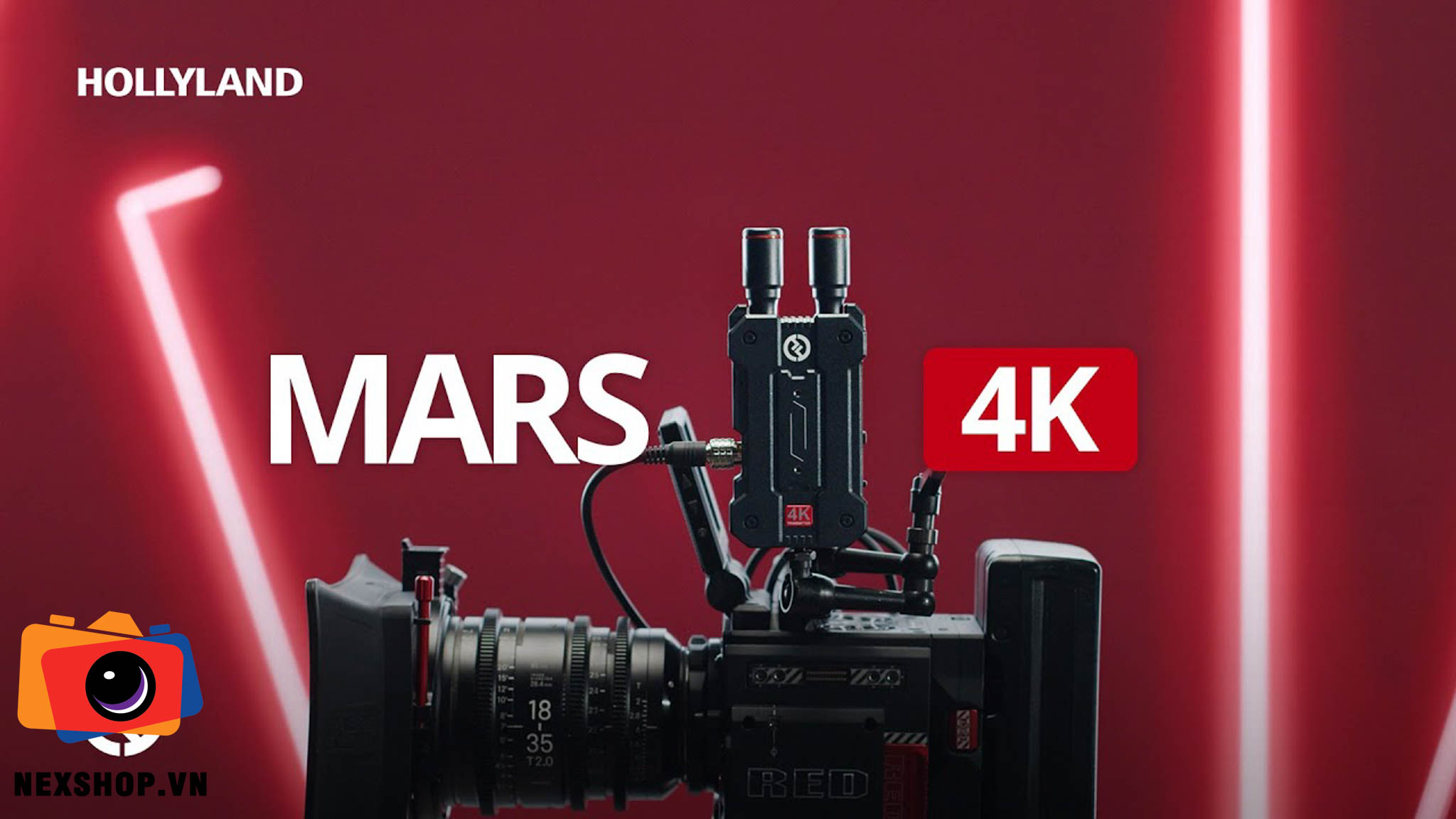 Hollyland Mars 4K | Hệ thống truyền video không dây 4K chính hãng - thiết kế và phụ kiện