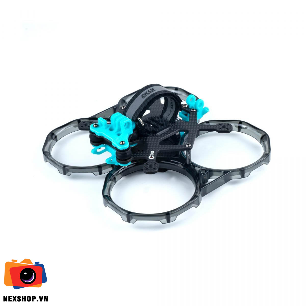 Khung máy bay Axisflying CineON C30 frame kit | Màu xanh trong  ( Hỗ trợ AirUnit O3 - Cần in TPU Camera Mount )