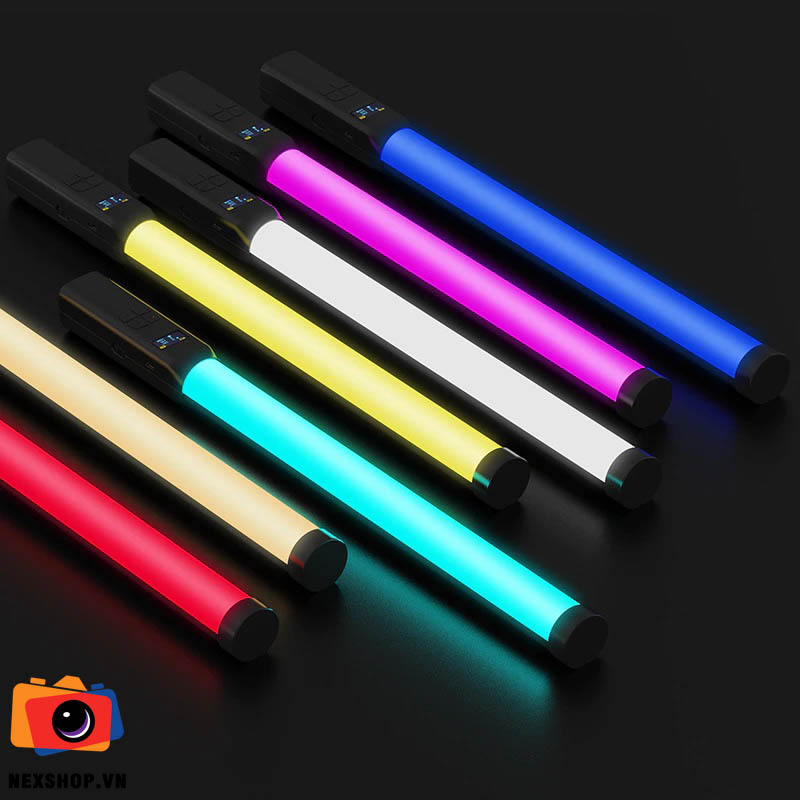 Ulanzi VL119 RGB Handheld Light Wand | Chính hãng - mặt sau và phụ kiện đi kèm