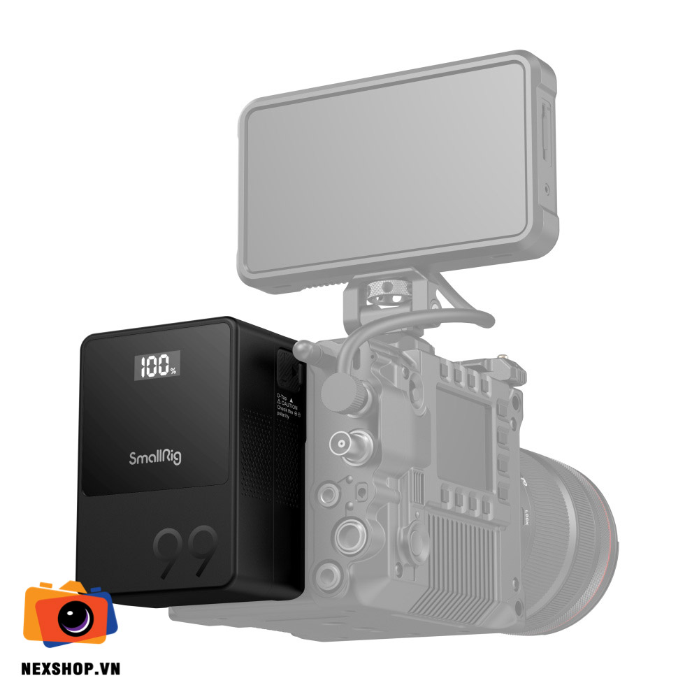 SmallRig VB99 V Mount Battery | Chính hãng KingCom phân phối - cấu hình hộp sạc