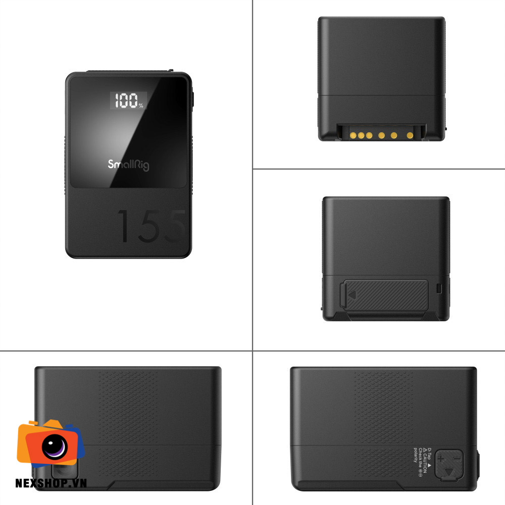 SmallRig VB155 V Mount Battery | Chính hãng KingCom phân phối - khả năng kết nối thiết bị