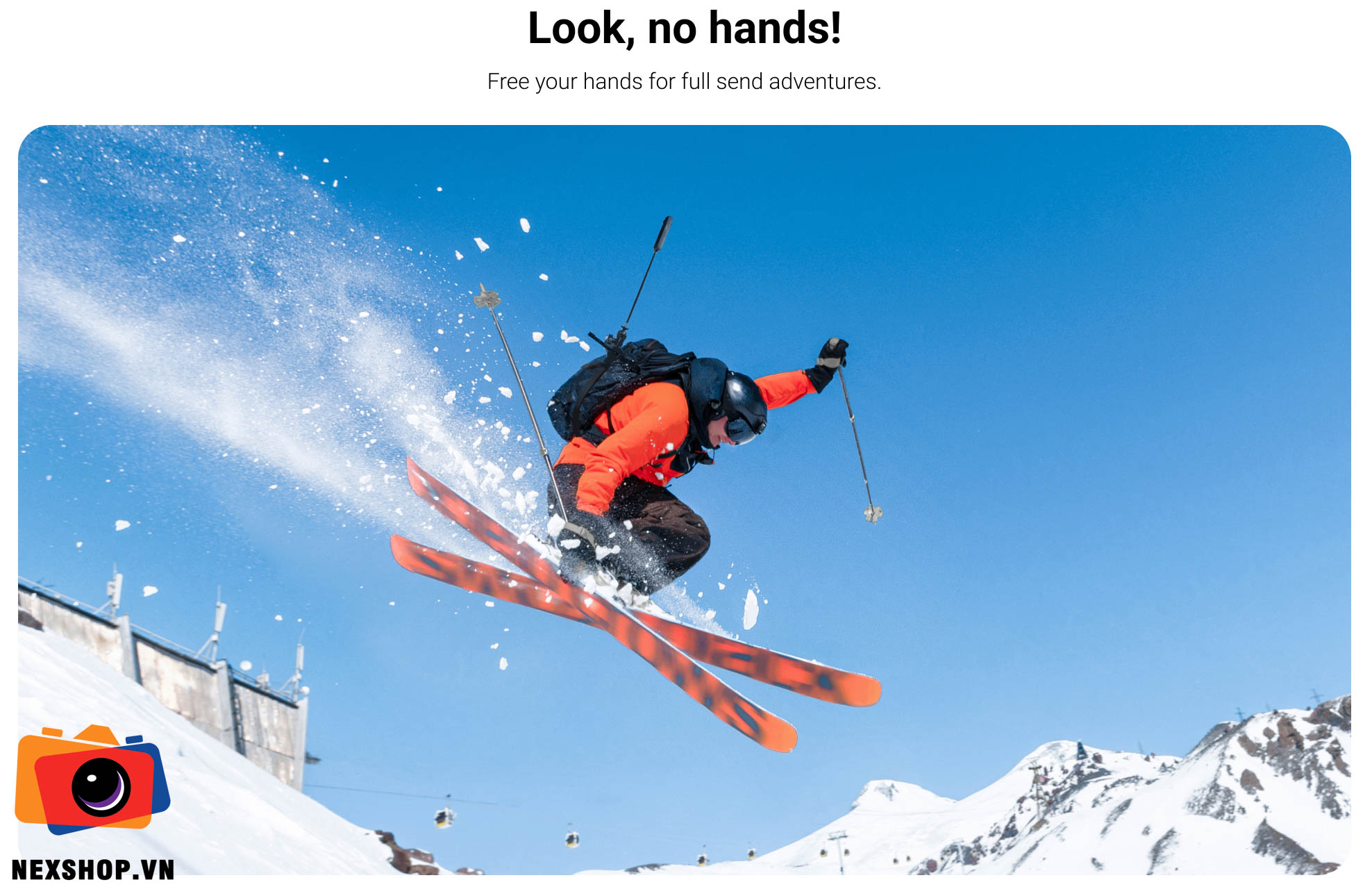 Insta360 Third Person Backpack Mount | Phụ kiện chính hãng - cấu hình hộp sạc