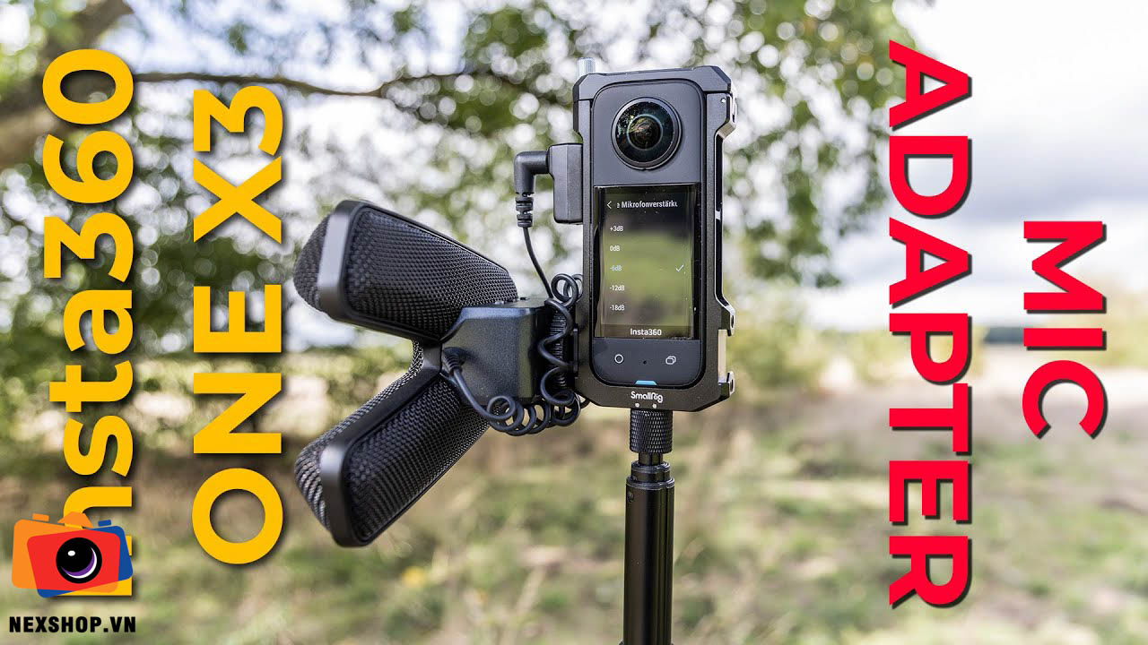 Insta360 X3 Mic Adapter | Hàng chính hãng - khả năng kết nối thiết bị