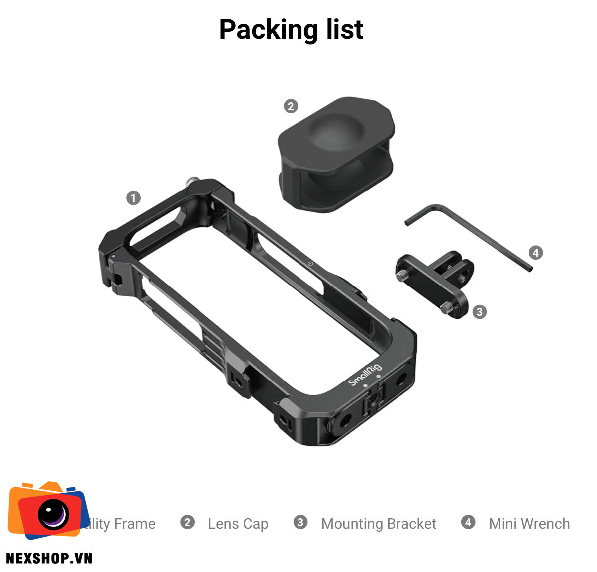 Insta360 X3 Sticky Utility Frame | Hàng chính hãng