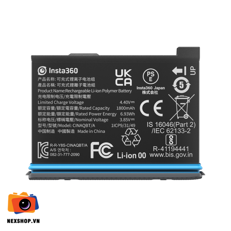 Pin cho Insta360 X3 Original 1800mah | Chính hãng - khả năng kết nối thiết bị