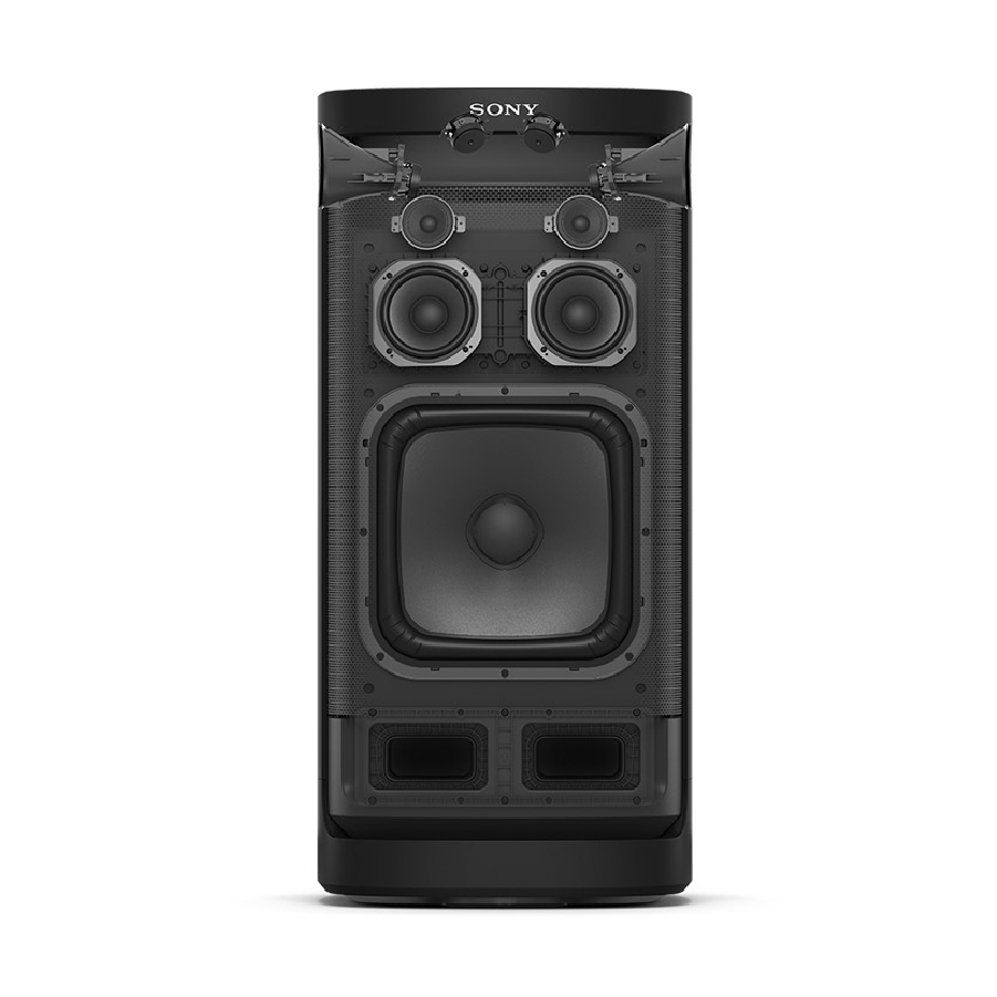 Loa di động SONY SRS-XV900 | Âm thanh vòm 360 | Chính hãng - mặt sau và phụ kiện đi kèm