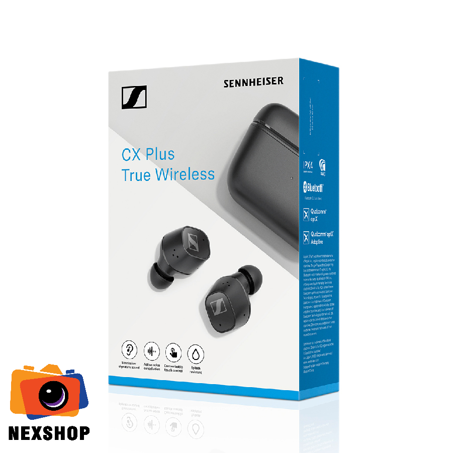 Tai nghe SENNHEISER CX Plus True Wireless | Đen | Chính hãng Song Tấn phân phối