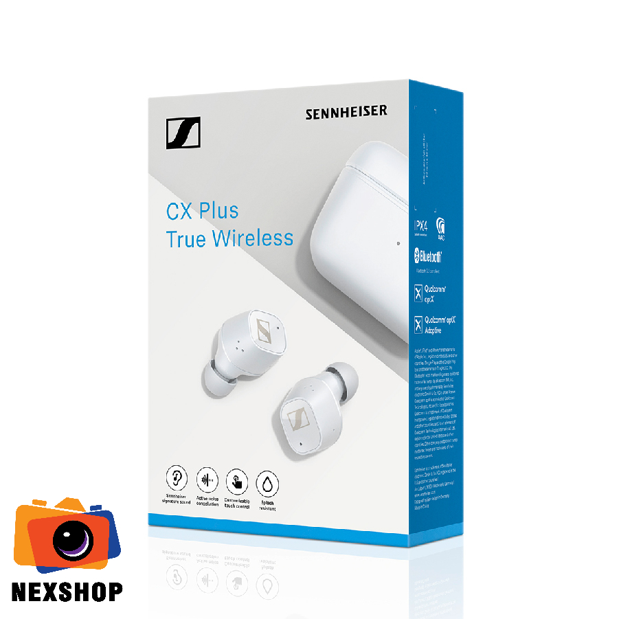 Tai nghe SENNHEISER CX Plus True Wireless | Trắng | Chính hãng Song Tấn phân phối