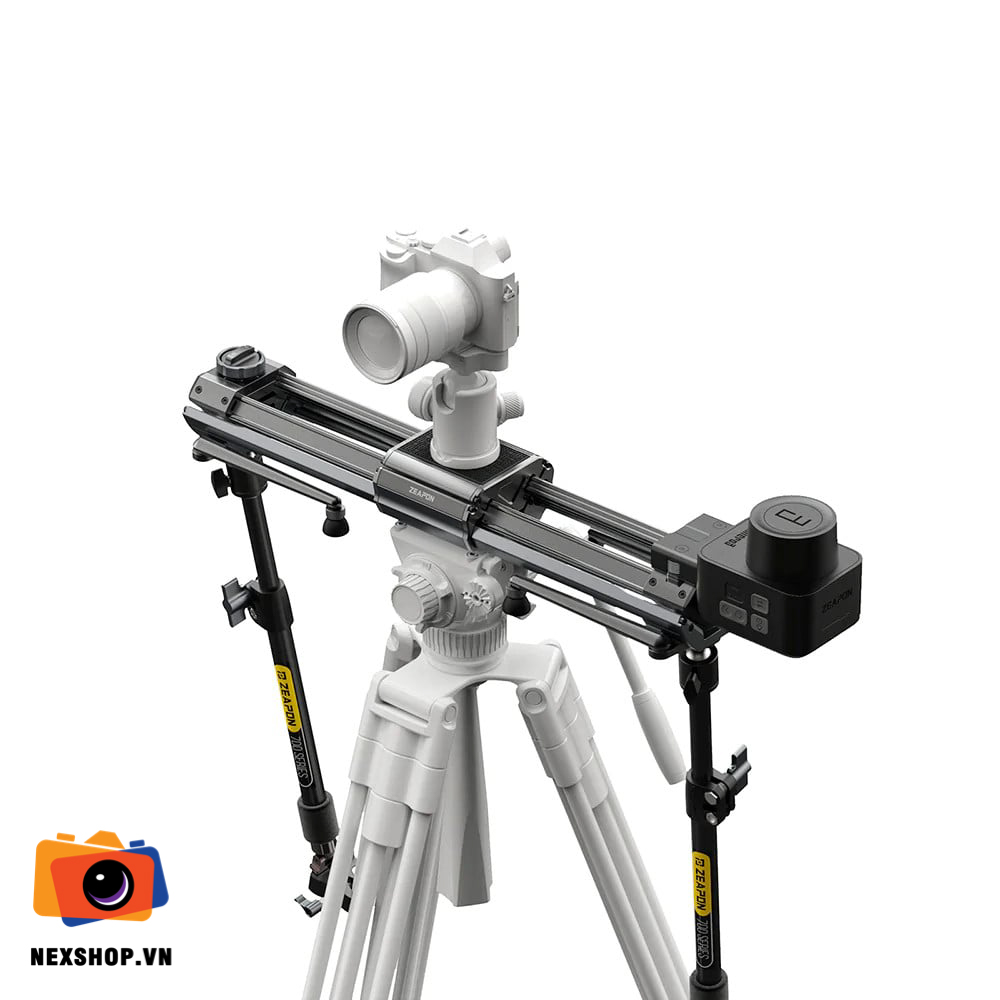 Zeapon Micro3 E700 Motorised double distance slider - Slider chuyên nghiệp dành cho Máy Ảnh - Tải trọng 12kg | Chính hãng KingCom