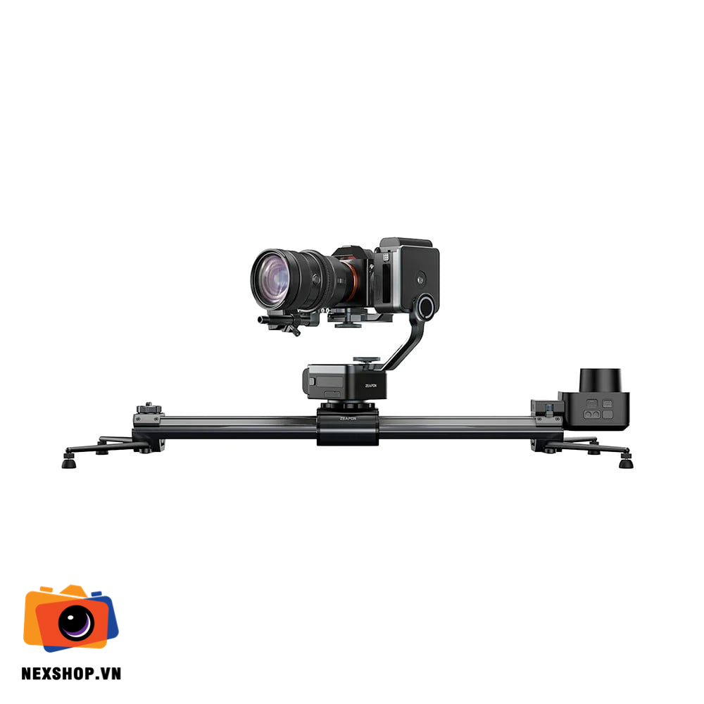 Zeapon Micro3 E1000 Motorised double distance slider | Chính hãng - mặt sau và phụ kiện đi kèm