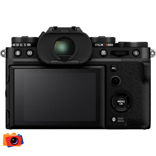 Máy ảnh Fujifilm X-T5 Body | Màu Đen | Chính hãng NexShop - mặt sau và phụ kiện đi kèm