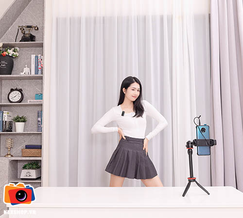 Microphone không dây cài áo Boya BY-XM6-S1 Mini | Chính hãng - cấu hình hộp sạc