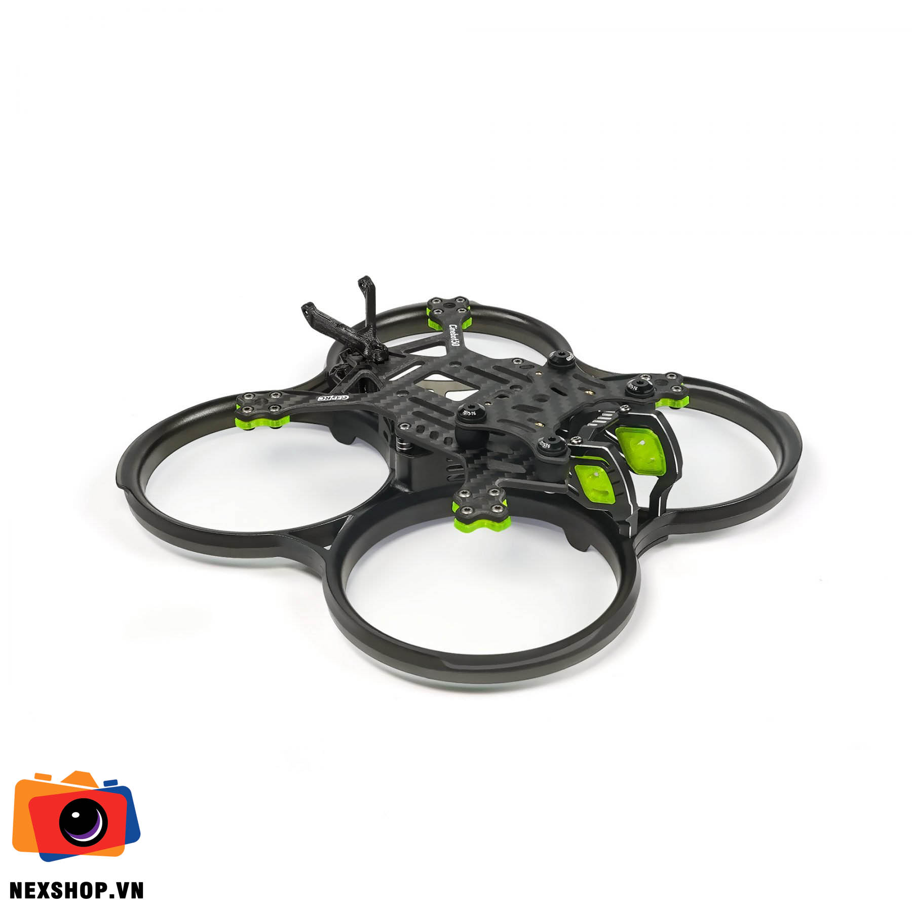 GEP-CT30 DJI AIRUNIT O3 Frame Với COB Light Strip và BEC | Chính - mặt sau và phụ kiện đi kèm