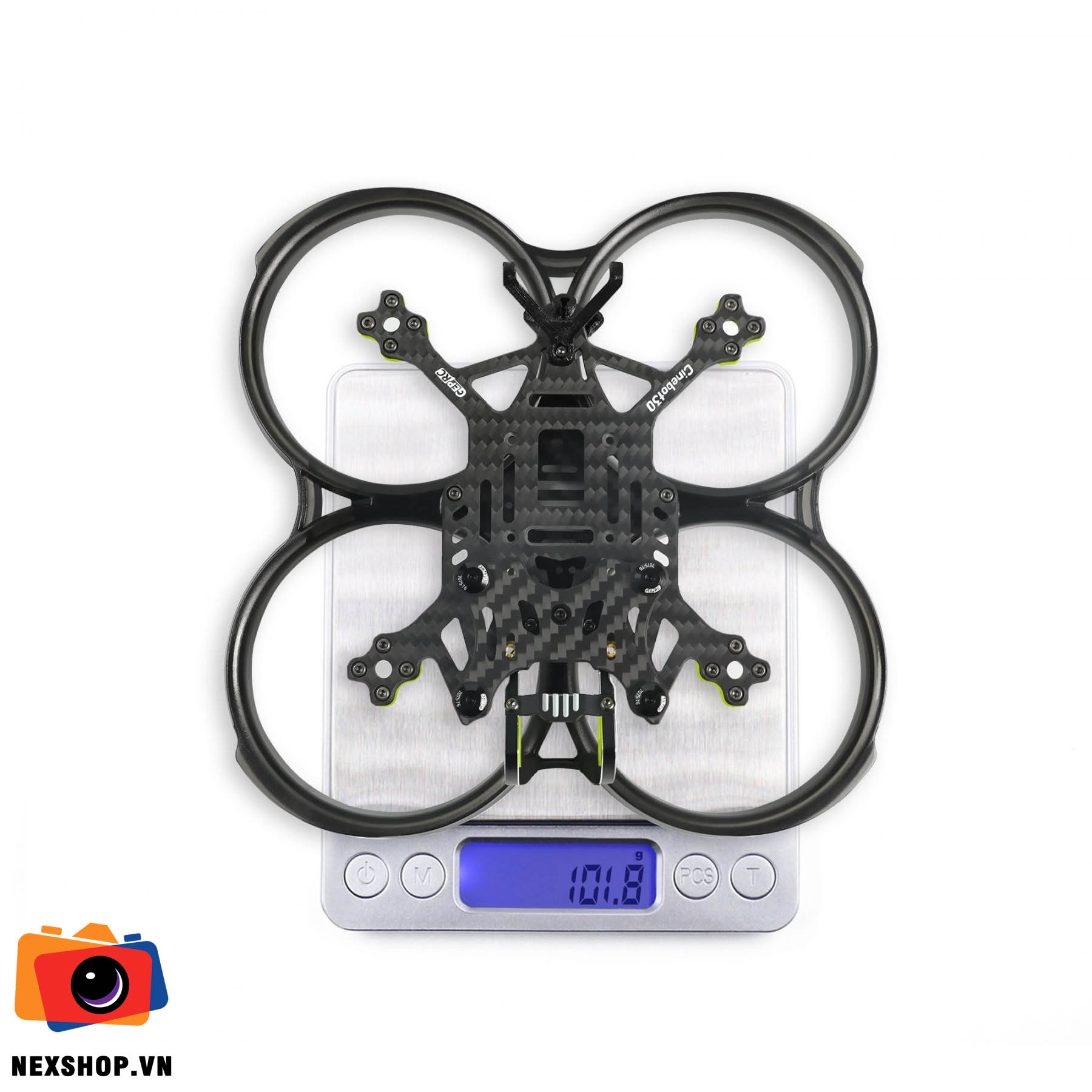 GEP-CT30 DJI AIRUNIT O3 Frame Với COB Light Strip và BEC | Chính - khả năng kết nối thiết bị