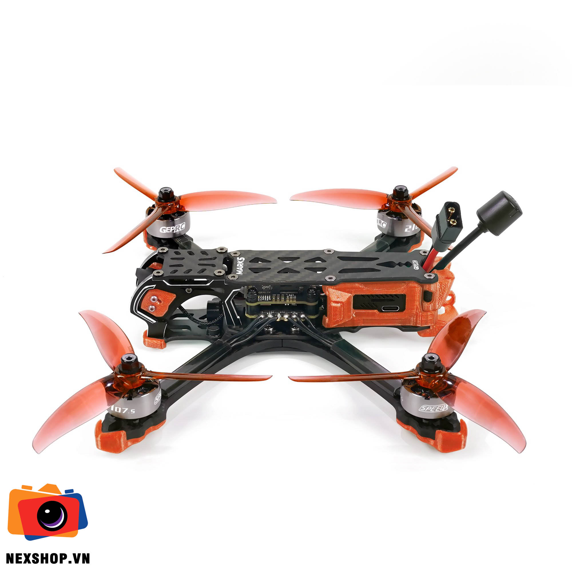 GEPRC MARK5 HD DJI Airunit O3 Freestyle FPV Drone/Orange ( PNP 6S )