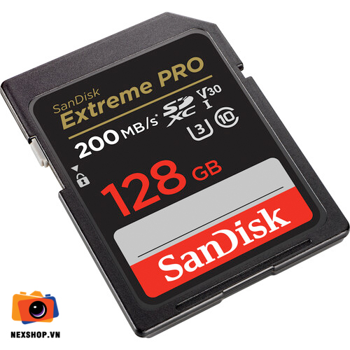 Thẻ nhớ SDXC SanDisk Extreme Pro UHS-II U3 128Gb 200MB/s | Hàng chính hãng