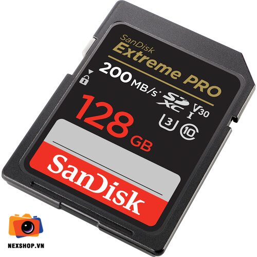 Thẻ nhớ SDXC SanDisk Extreme Pro UHS-II U3 128Gb 200MB/s | Hàng chính hãng