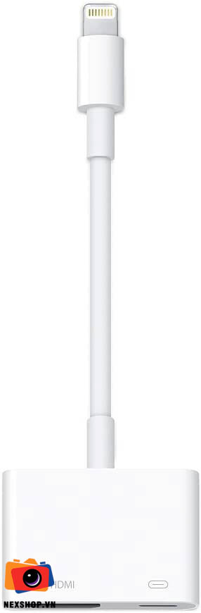 Apple Lightning to Digital AV Adapter - Kết nối Nreal | Chính hãn - mặt sau và phụ kiện đi kèm