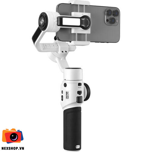 Thiết bị chống rung Zhiyun Smooth 5S Pro Combo White | Chính hãng