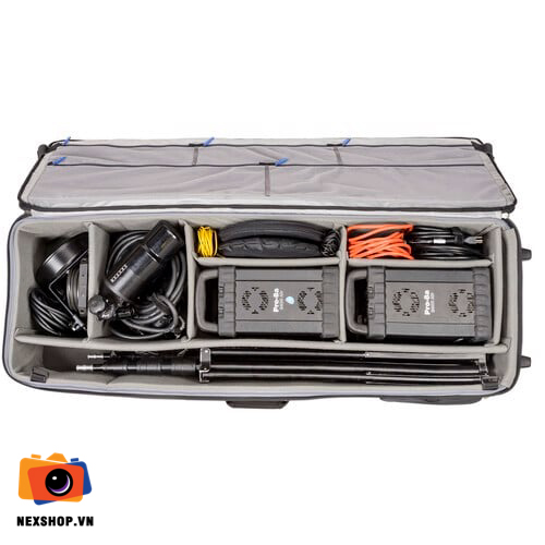 Vali đựng thiết bị studio Think Tank Production Manager 50 V2.0 | - mặt sau và phụ kiện đi kèm