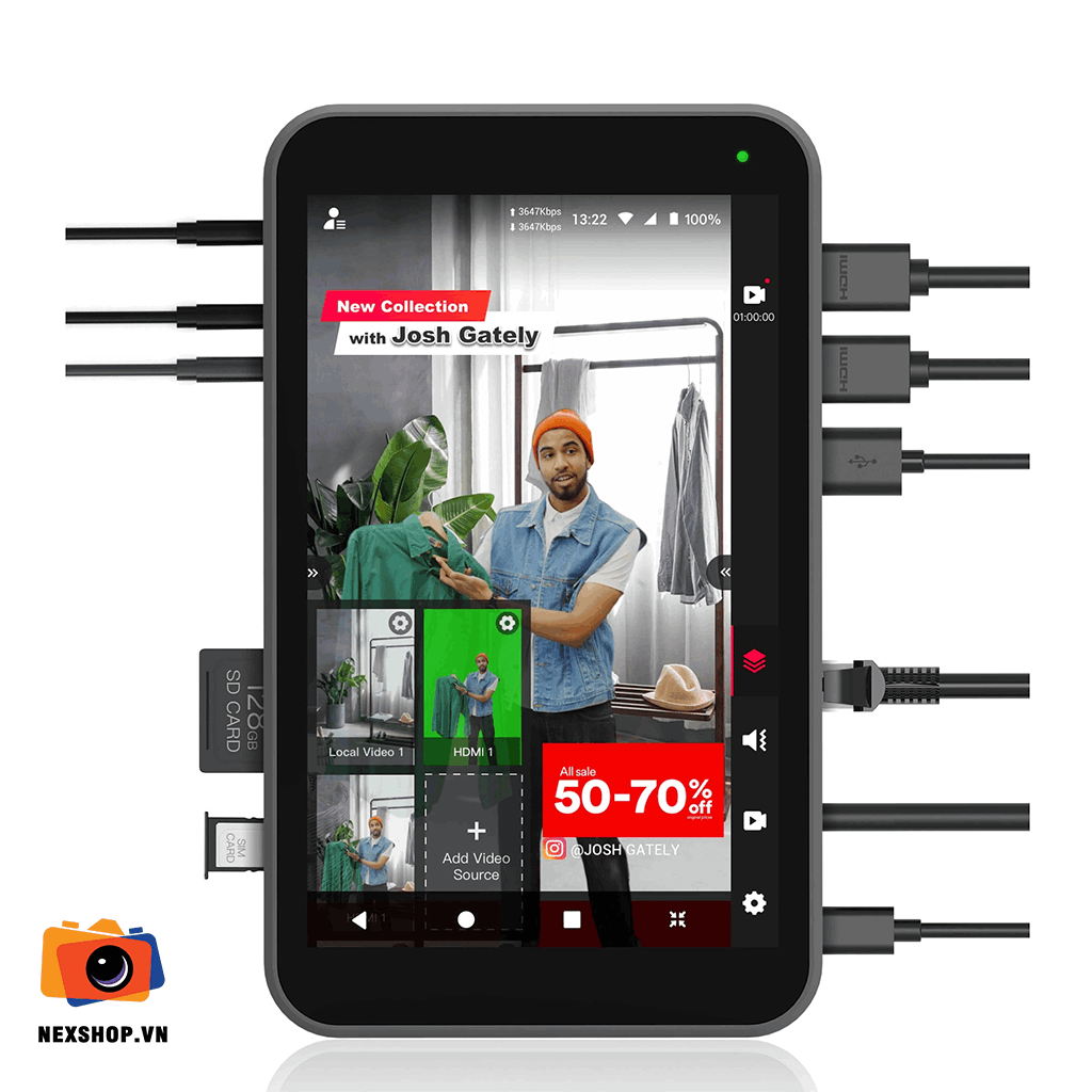 Thiết bị Livestream YoloLiv Instream | Chính hãng, Chuyên nghiệp - khả năng kết nối thiết bị