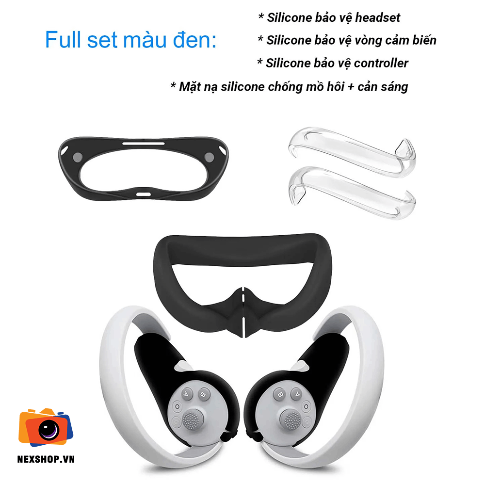Full set silicone bảo vệ kính Pico 4 | Hàng nhập khẩu