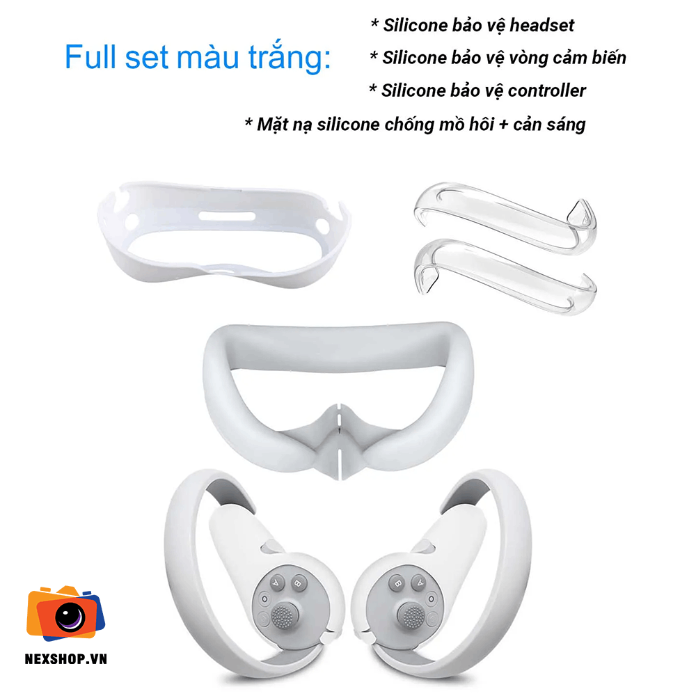 Full set silicone bảo vệ kính Pico 4 | Hàng nhập khẩu