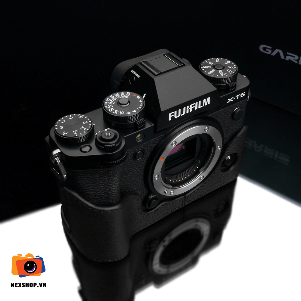 Bao da cho Fujifilm X-T5 | Màu đen | Chính hãng NexShop - cấu hình hộp sạc