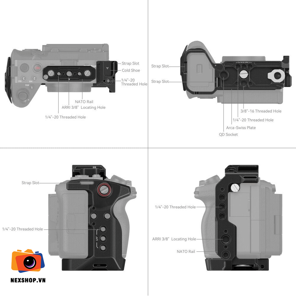 SMALLRIG Cage for Sony FX3/FX30 Camera 4138