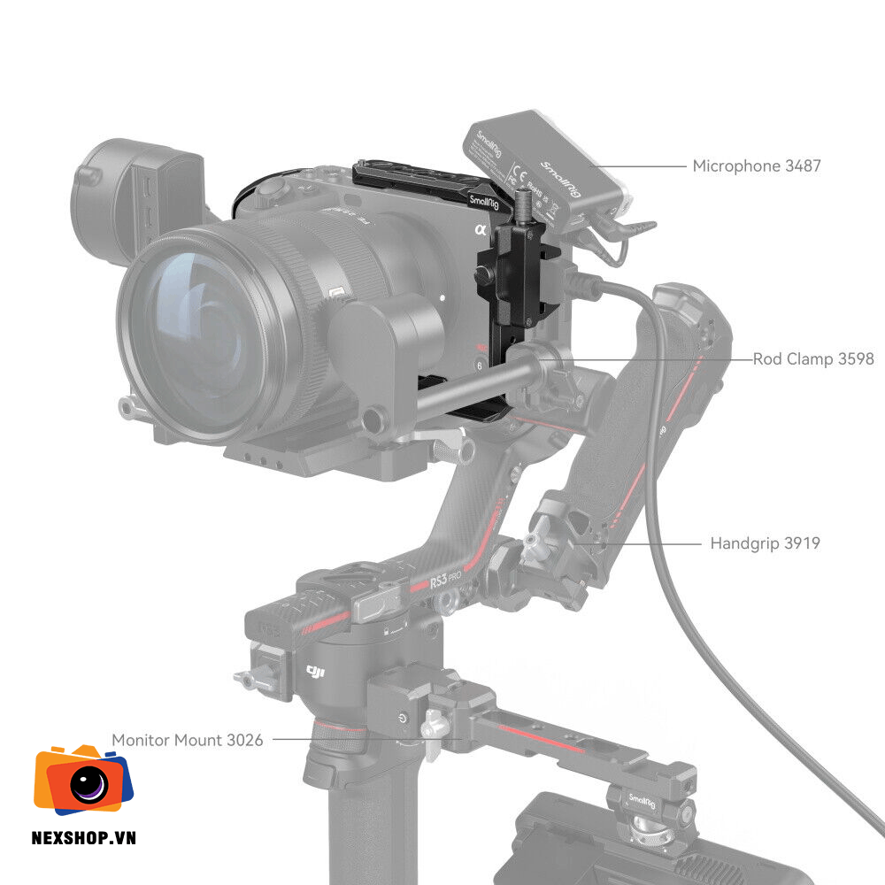 SMALLRIG Cage for Sony FX3/FX30 Camera 4138