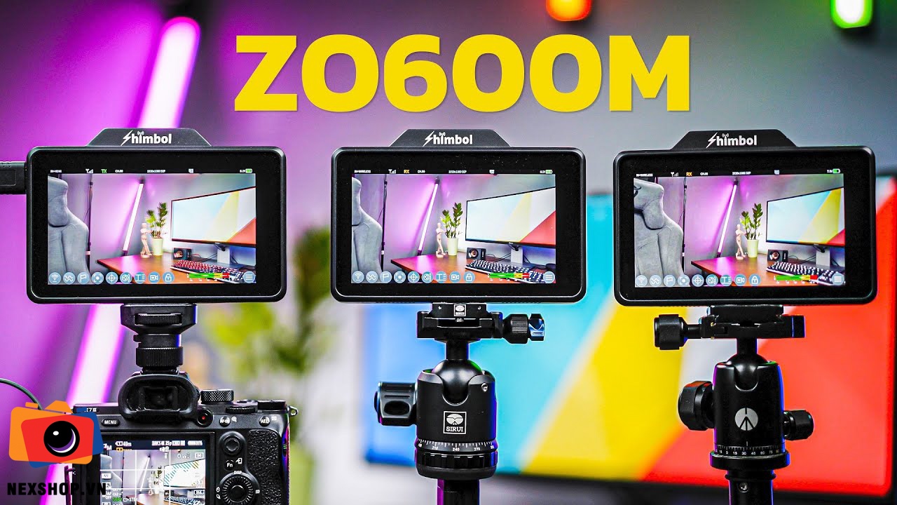 Màn Hình Shimbol ZO600M Wireless Video Transmitter Camera Monitor Transmission System