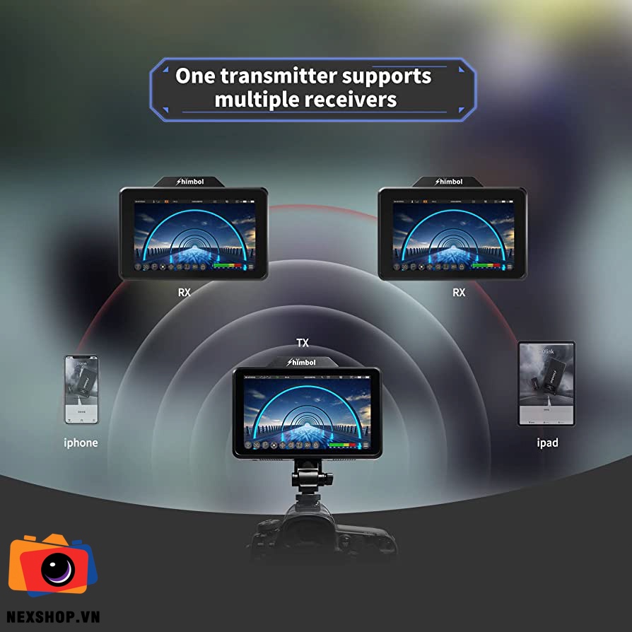 Màn Hình Shimbol ZO600M Wireless Video Transmitter Camera Monitor Transmission System