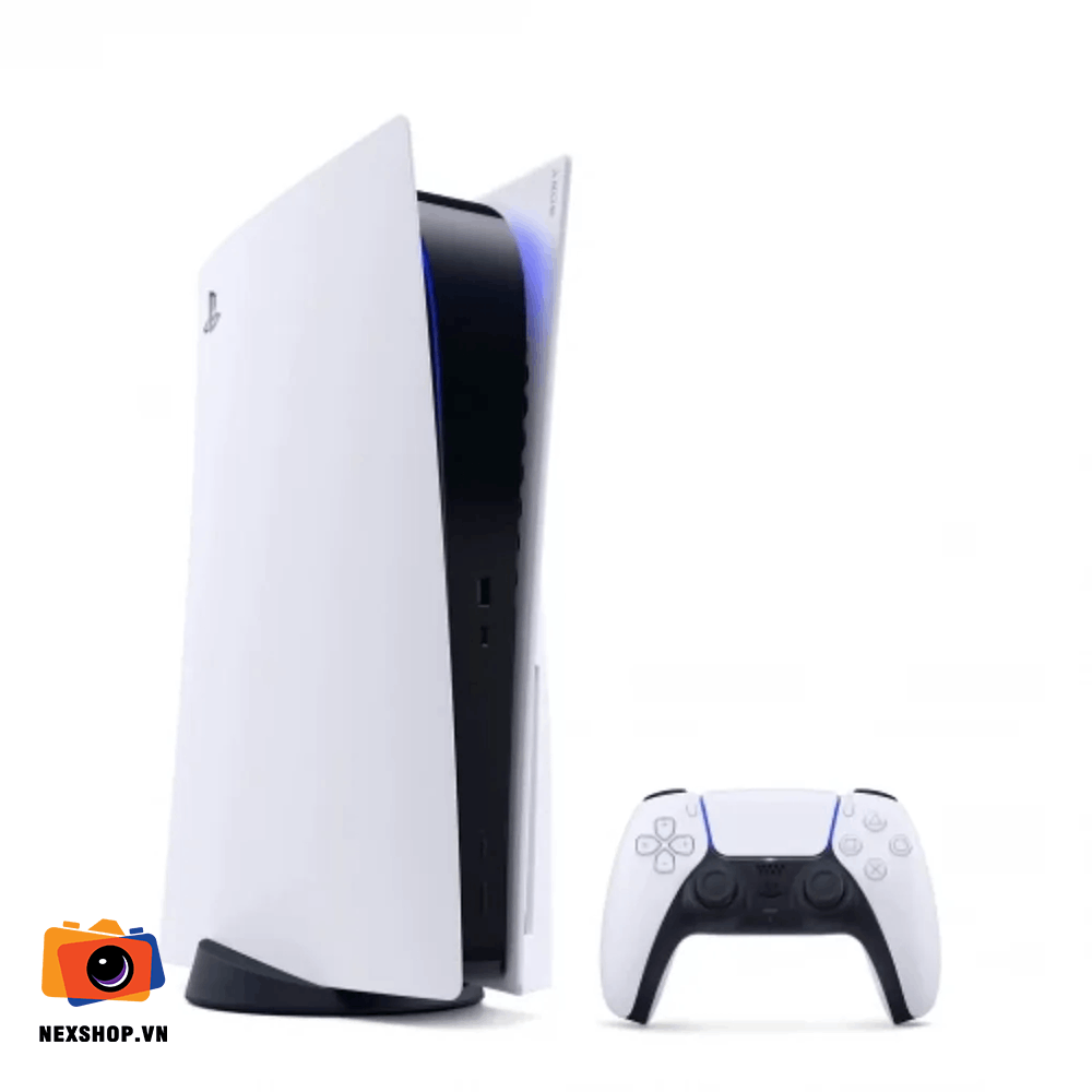 PlayStation 5 Standard | Máy chơi game chính hãng SonyVN - mặt sau và phụ kiện đi kèm