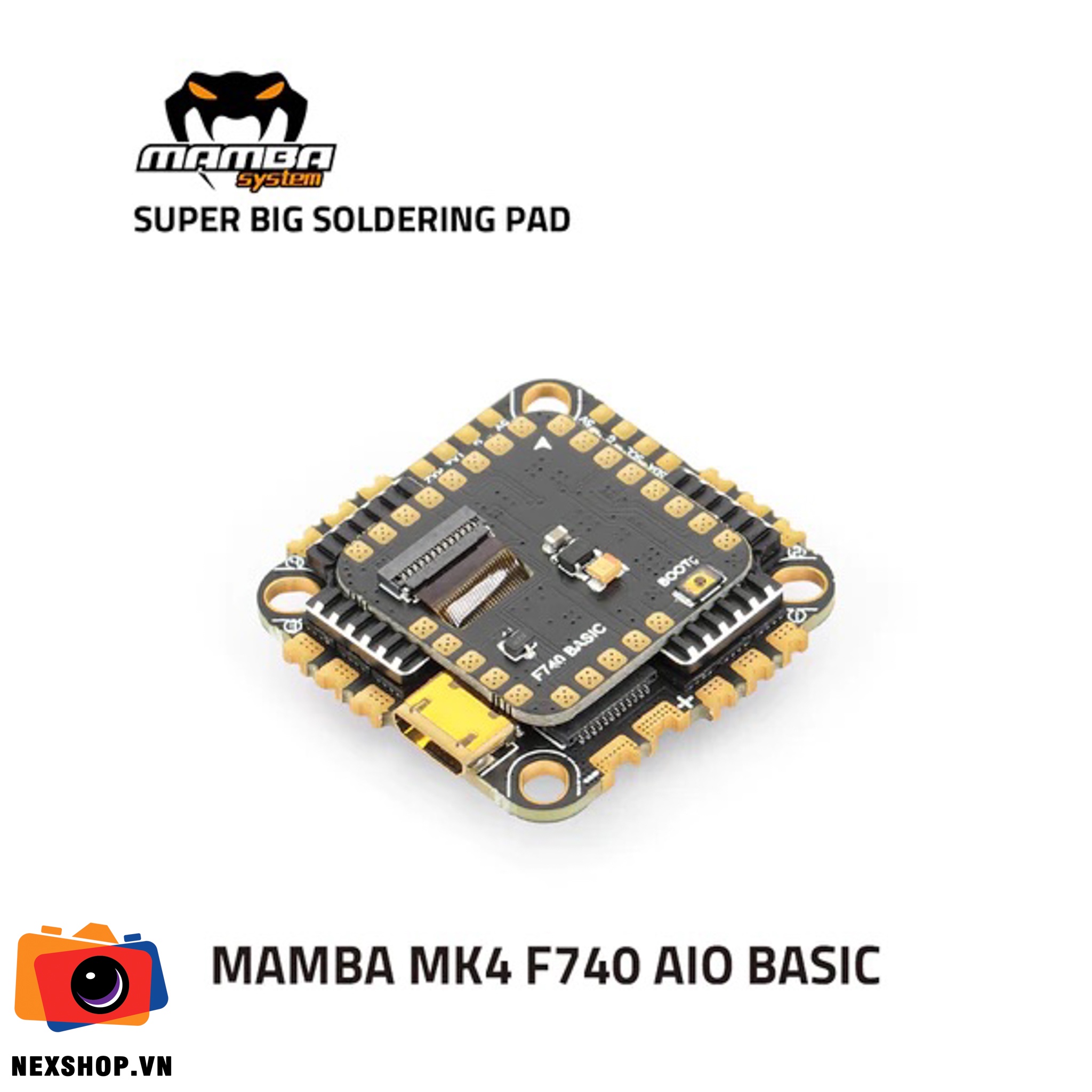 Mamba MK4 F740 AIO 40A 6S 32bit ALL IN ONE AIO FC&ESC 25.5mm/M2