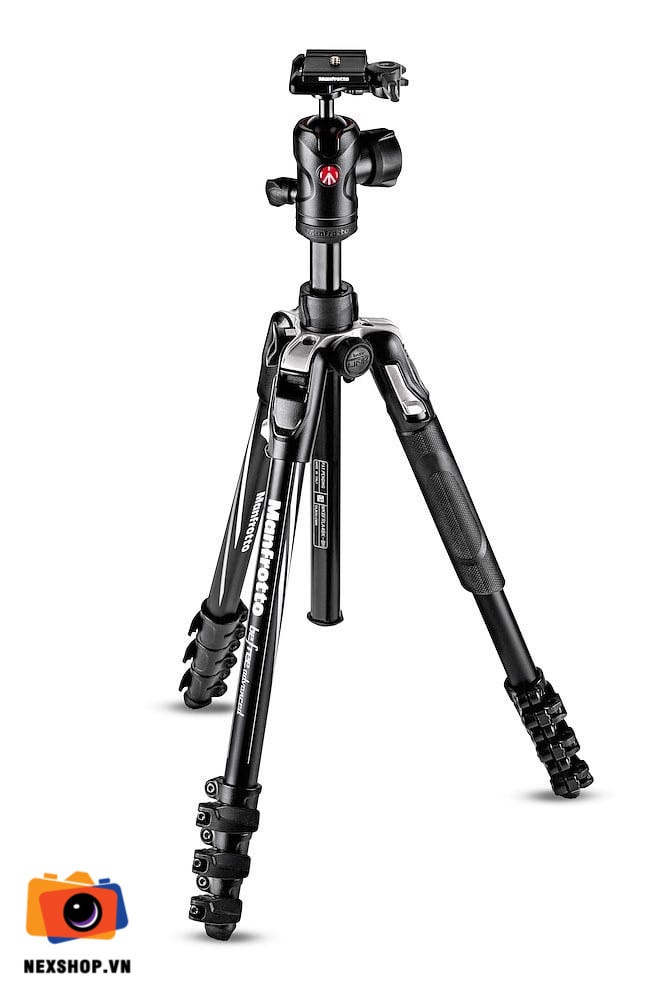 Bộ chân máy Manfrotto Befree Advanced ALU Ball Head khóa lẫy Đen