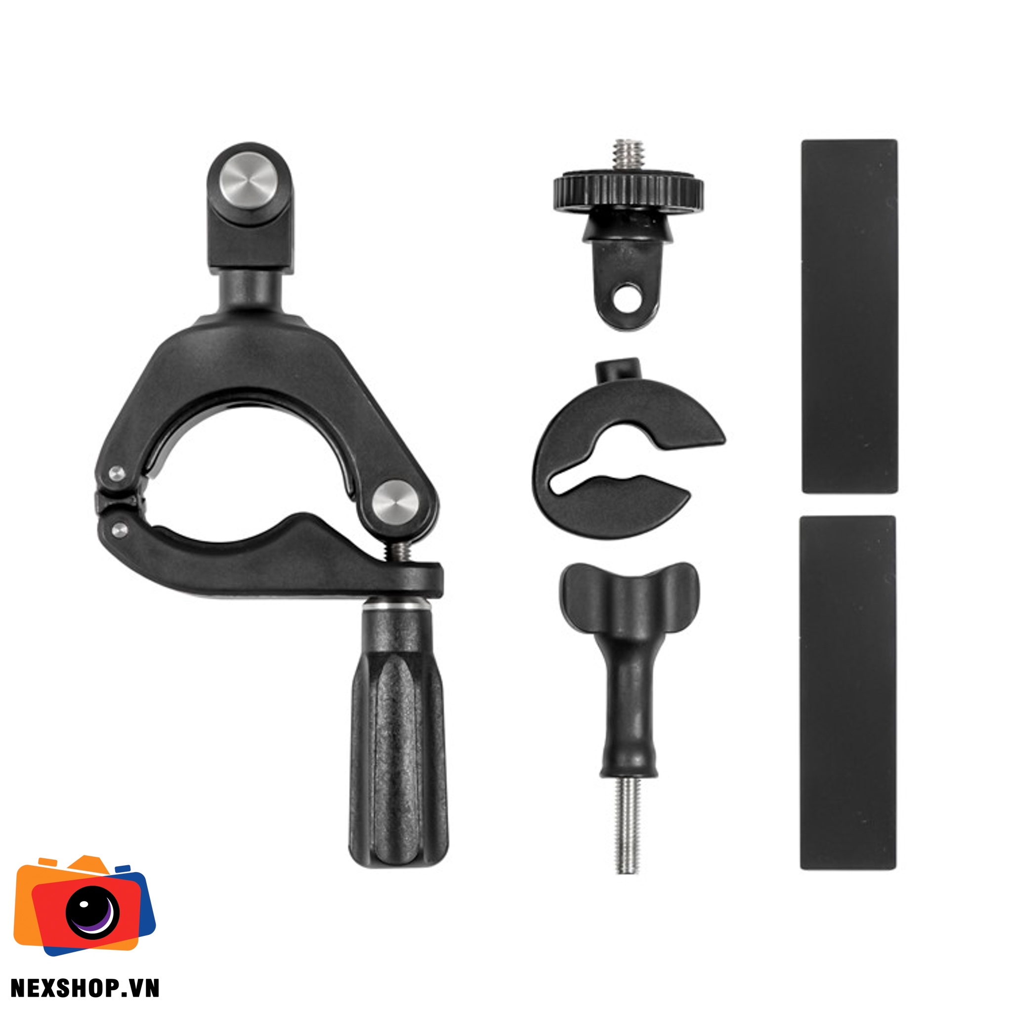 STARTRC Kẹp xe đạp cho Camera Hành Trình | Chính hãng - mặt sau và phụ kiện đi kèm