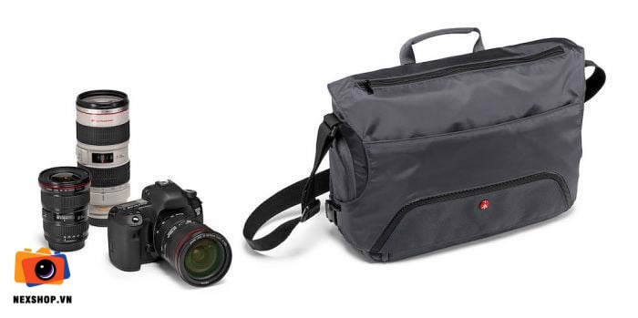 Túi máy ảnh Manfrotto Messenger Befree màu xám