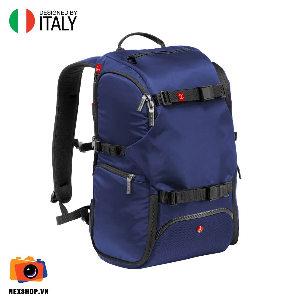 Ba lô máy ảnh Manfrotto Backpack Travel màu xanh lam