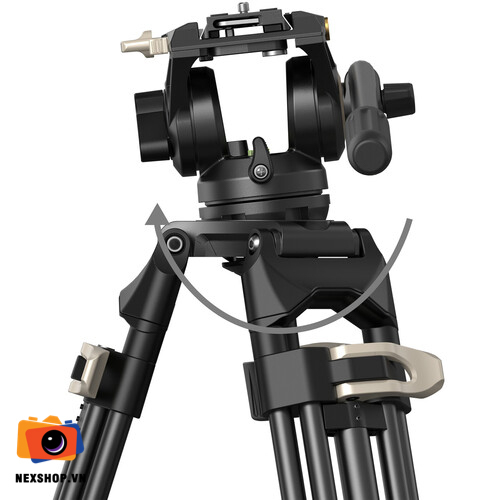 Chân máy quay SmallRig Heavy-Duty Fluid Head Tripod AD-01 3751