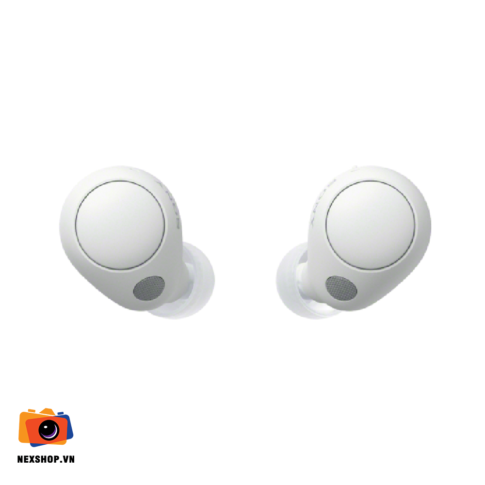 Tai nghe True Wireless chống ồn SONY WF-C700N màu Trắng | Chính h - mặt sau và phụ kiện đi kèm