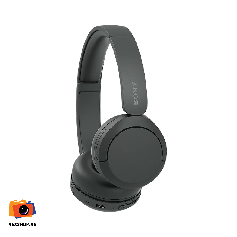 Tai nghe không dây SONY WH-CH520 màu Đen | Chính hãng - cấu hình hộp sạc